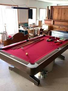 lot 38 image: Slate Pool Table