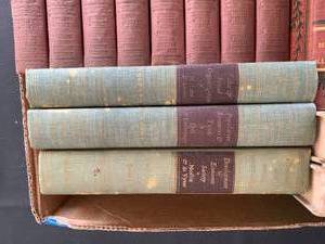 lot 124 image: Vintage Books with beautiful faded spines