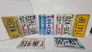 lot 20 image: Miscellaneous License Plates