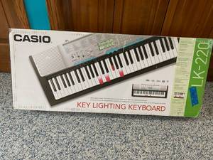 lot 46 image: Lighted Casio Keyboard