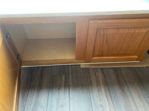 lot 114 image: 4 Door Storage Cabinet andor Window Seat