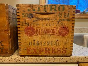 lot 225 image: 3 Wood Crates - NITRO, WHISKEY, etc.