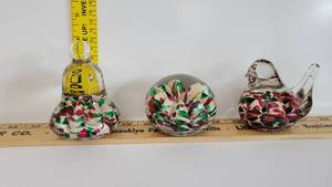 lot 227 image: Glass Holiday Ornaments