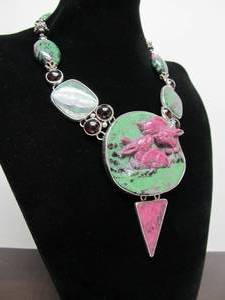 LARGE - AMY KAHN RUSSELL Complete Pendant Necklace wRabbits - #15