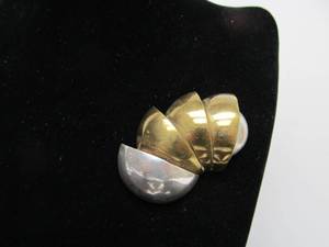 Signed Vintage METALES Sterling Silver Taxco Brooch Pin