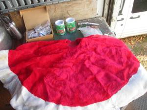 (TRK) Christmas Tree Skirt and Other Misc Christmas