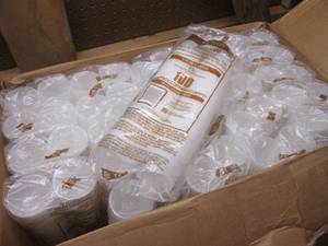 (II) Case of 2500 Plastic 5oz Cold Cups 25 Packs of 100