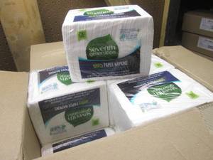(JJ) Case of 12 250 Pc Packs Paper Napkins