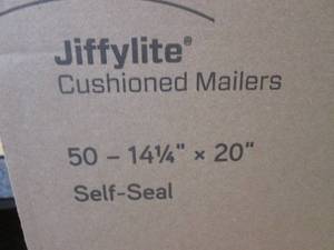 (KK) Case of 50 Self Seal Cushioned Mailers 14 14 x 20