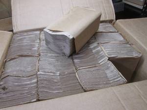 (JJ) Case of 4000 Single Fold Paper Towels 16 Bundles of 250