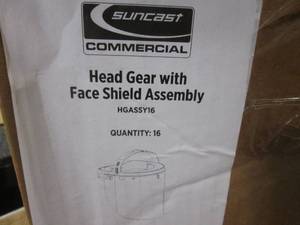 (LL) Case of 16 Head Gear with Face Sheild Assemblies