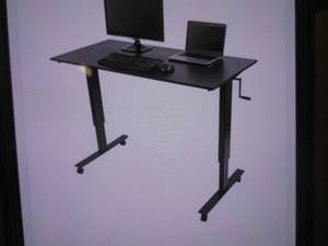 (RR) Stand Steady Tranzendesk 55 Standing Desk Height Adjustable Sit to Stand