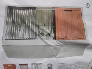 (RR) Lordear 33 Stainless Steel Farmhouse Kitchen Sink