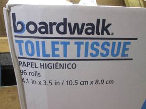 Case with 95 Rolls of Toilet Tissue (Missing 1 Roll)