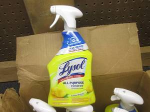(LL) 11 Spray Bottles Lysol All Purpose Cleaner Lemon Breeze Scent