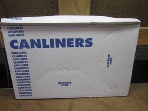 (NN) 100 White 45-50 Gallon Can Liners 40 x 46