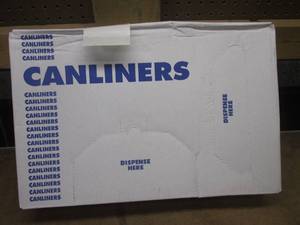 (NN) 100 White 45-50 Gallon Can Liners 40 x 46