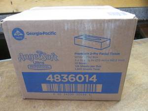 (KK) 10 Boxes of Angel Soft Ultra 2-Ply Facial Tissue