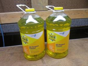 (RR) Lot of 2 - 1.12 Gallon Pine-Sol All Purpose Cleaner Lemon Fresh Scent