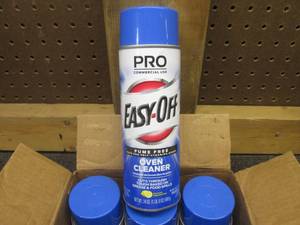 (MM) Case of 6 Cans Easy-Off Fune Free Oven Cleaner Lemon Scent 24oz Cans