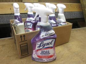 (LL) 8 Spray Bottles Lysol Mold &amp Mildew Remover with Bleach 32oz Bottles