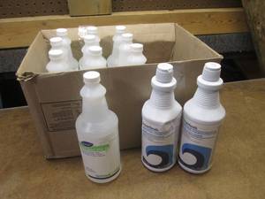 (KK) 10 Bottles Odor Counteractant Apple and 2 Porcelain Bowl &amp Tile Cleaner