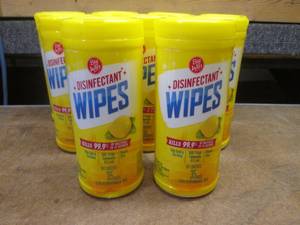 (SS) 9 Containers Disinfectant Wipes 35 Wipes Each