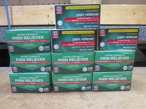 (SS) 10 - 100 Count Extra Strength Pain Reliever Coated Tablets - Past Date