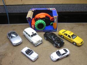 (TT) Assorted Toy Cars and RC Stunt Tumbler