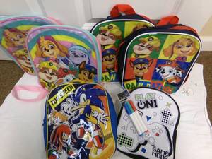 lot 62 image: Misc. lot of kids backpacks...