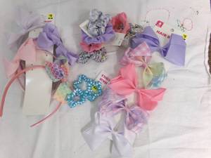 lot 99 image: misc. lot of scrunchies, headbands ...