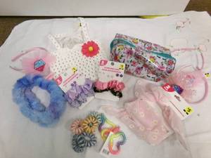 lot 101 image: misc. lot of scrunchies, headbands ...