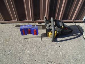 Eager Beaver 2318 chainsaw 16 Fires on ether. As shown.
