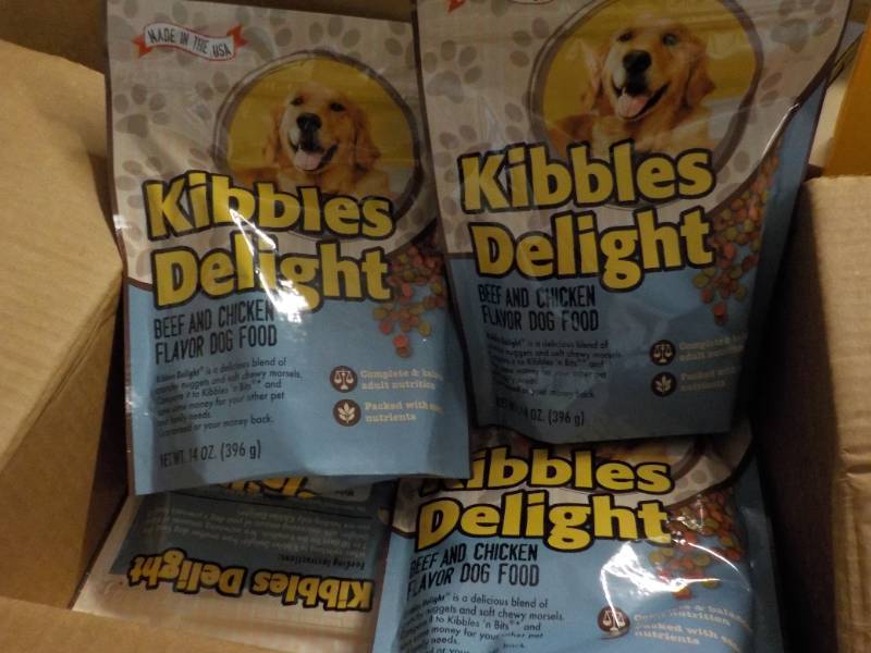 10 Kibbles Delight 14 oz Bags Dog Food AS49 Commercial Supplies