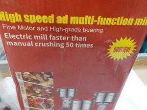 High Speed ad Multi-function Mill - new in box