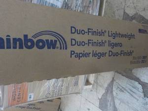Rainbow Duo Finish Lightweight Green Paper 36 x 1000 f - some damage as shown