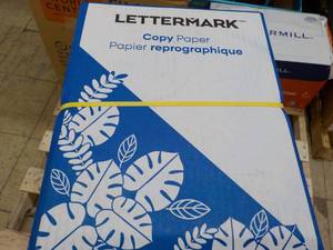 Lettermark 2500 - 8 12 x 11 White Copy Paper