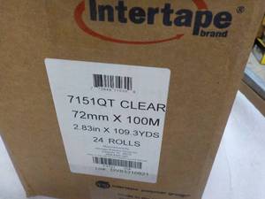 24 x 2.83 x 109.3 yards Clear Tape...