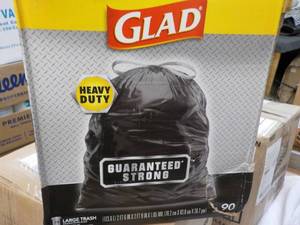 Glad Large Trash Bags 90 - 2 ft 6 x 2 ft 9 x 1.05 mil. 30 gallon capacity