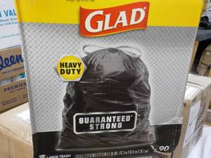 Glad Large Trash Bags 90 - 2 ft 6 x 2 ft 9 x 1.05 mil. 30 gallon capacity