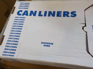 2000 - 7 gallon Clear Can liners...