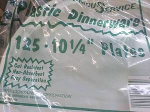 Dart 125 x 10 14 Plastic Plates...