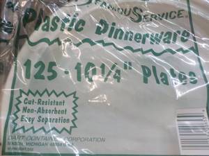 Dart 125 x 10 14 Plastic Plates...