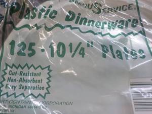 Dart 125 x 10 14 Plastic Plates...