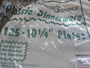 Dart 125 x 10 14 Plastic Plates...