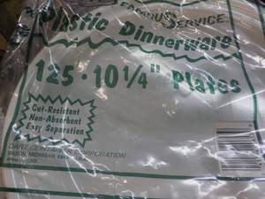 Dart 125 x 10 14 Plastic Plates...