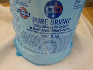 6 Gallons Jugs Pure Bright Germicidal Bleach