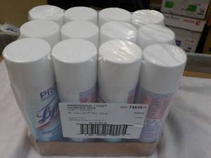 12 Lysol Disinfectant Spray Crisp Linen Aerosol