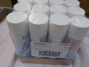 12 Lysol Disinfectant Spray Crisp Linen Aerosol