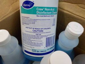 9 Bottles Diversey Disinfectant Cleaner